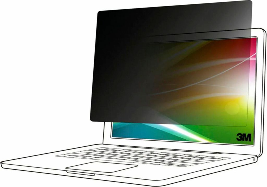 3M Bright Screen Privacy Filter - Blickschutzfilter für Notebook (horizontal) - 38.1 cm (15")