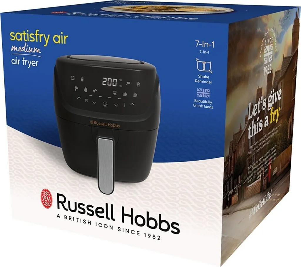 Cuisinez sain avec le Russell Hobbs 27160-56 SatisFry Air Medium 4 Litres