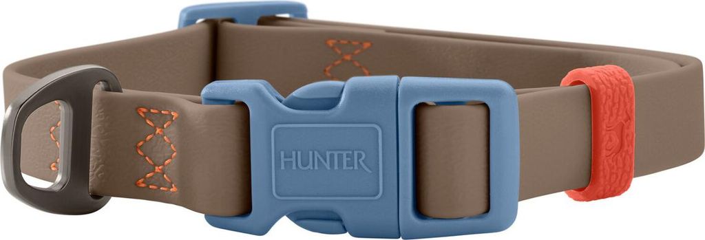 Hunter Halsung Havanna taupe/rauchblau, Größe: XL / Breite: 2,5 cm