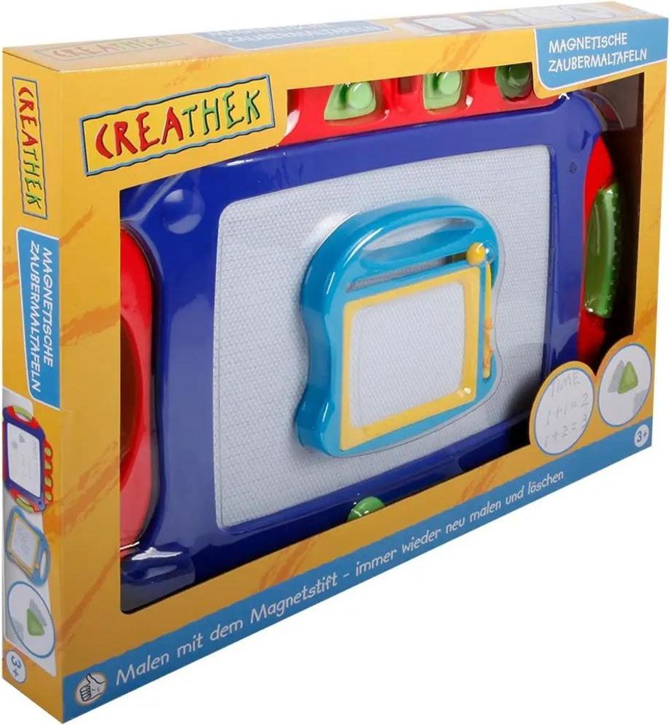 CR Magnet Maltafel 2 in 1 mit 4 Stempeln