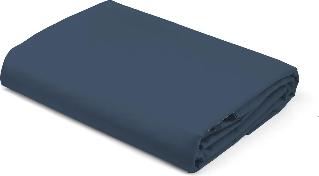 Lenzuolo Sopra 220x200 Detexpol Blu Denim - Raso Satin di Qualità