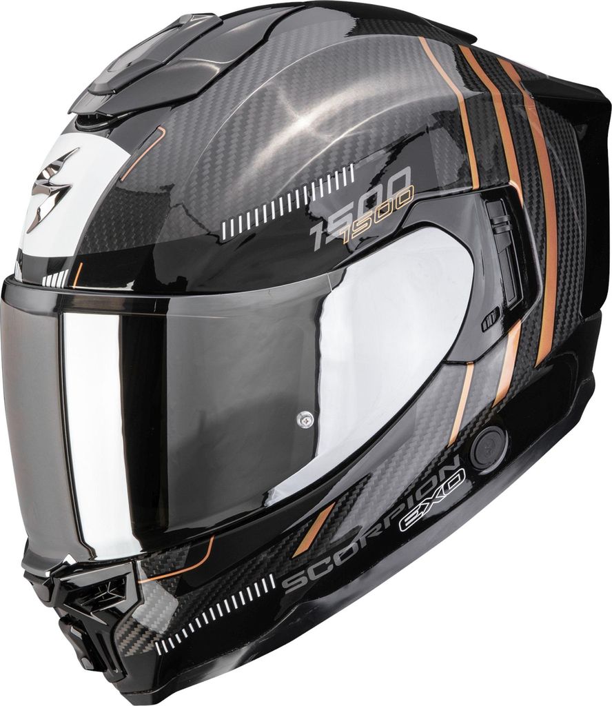 Scorpion Exo-1500 Carbon Air Zity Helm, schwarz, XL (61/62)