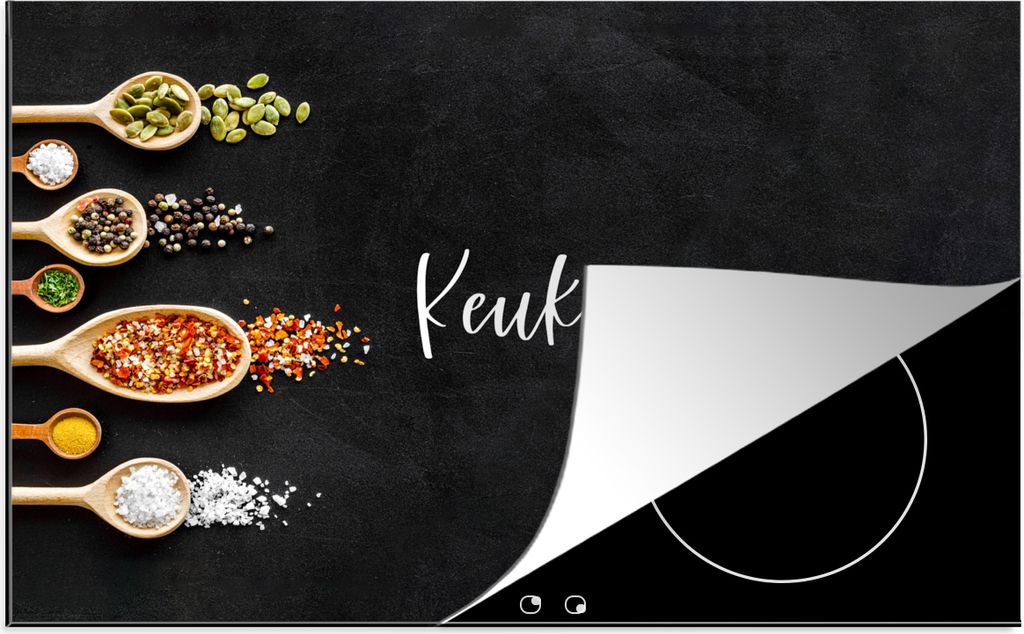 KitchenYeah Herdabdeckplatte Küchenprinzessin - Küche - Zitate - Frauen - Sprichwörter , 81x52cm, Küche Deko, Glaskeramikfeld Herdabdeckung, ...