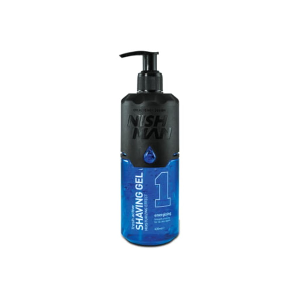 Priehľadný gél na holenie Nishman 01 Energising 400ml Obrázok produktu 