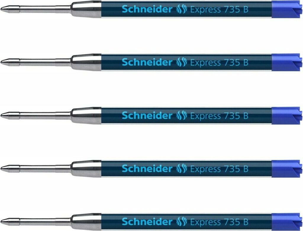 Schneider Kugelschreiber Mine Express B 5er-Set blau