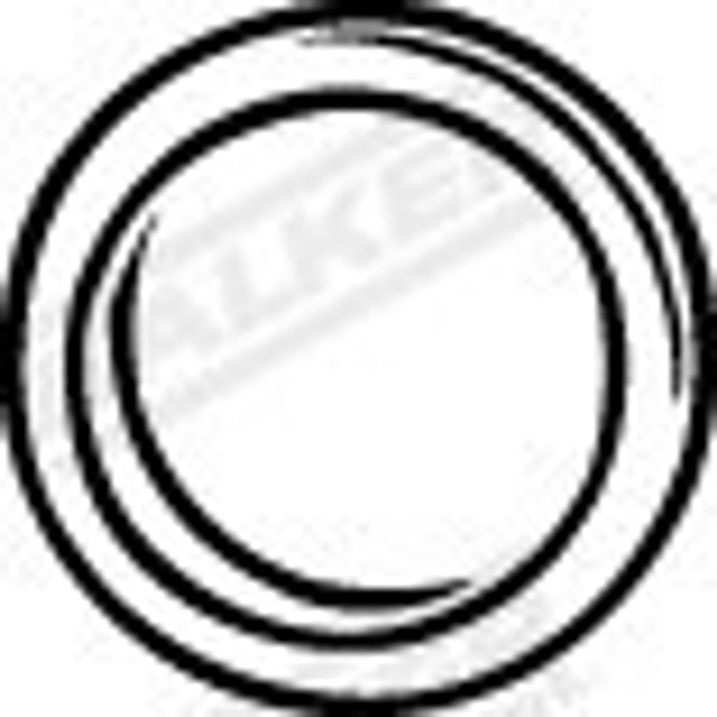 WALKER 86086 Auspuffdichtung Auspuffdichtung für AUDI 80 Limousine (8C2, B4)
