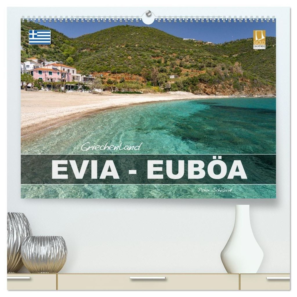 Griechenland - Euböa - Evia (hochwertiger Premium Wandkalender 2027 DIN A2 quer), Kunstdruck in Hochglanz