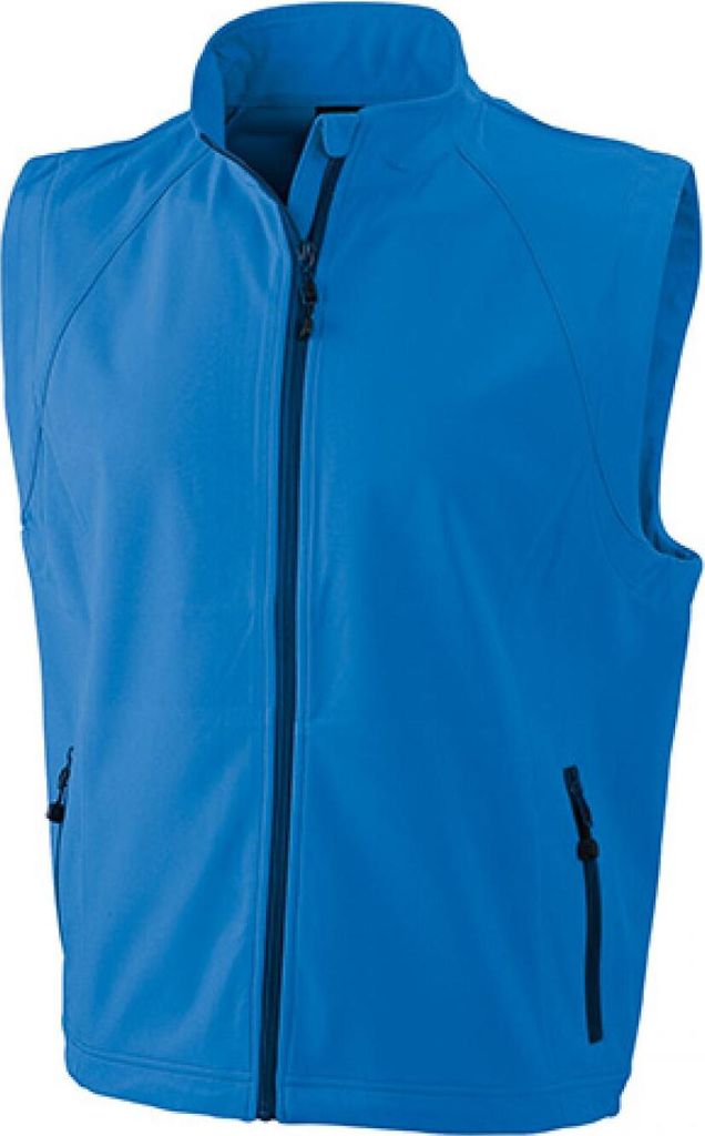 Men's Softshell Vest Modische Softshellweste azur, Gr. XL