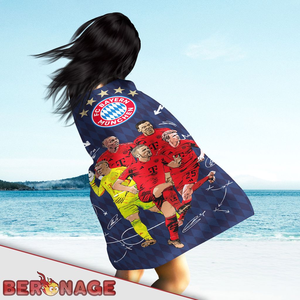 FC Bayern München Badetuch Player 75x150 cm Produktbild 3