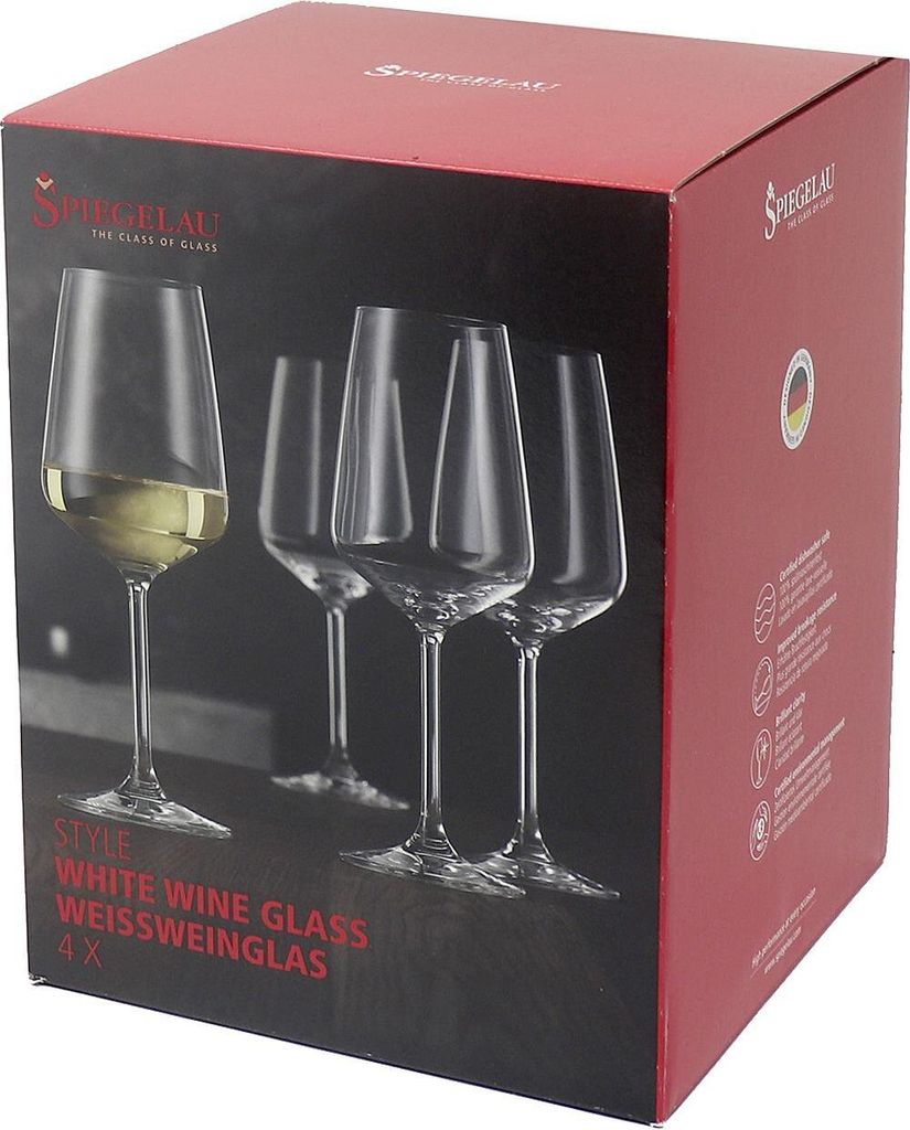 Spiegelau 4670182, pohár na biele víno, Kryštál, Sklo, Obrázok produktu 