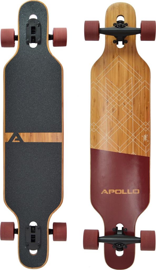 Longboard TwinTip DT - Bali WOOD - 39" x 8,75" Produktbild 
