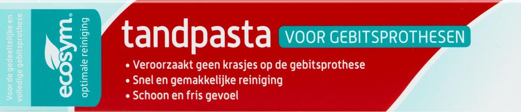 Ecosym Zahnpasta - Gebissreinigung - 75 ml Produktbild 