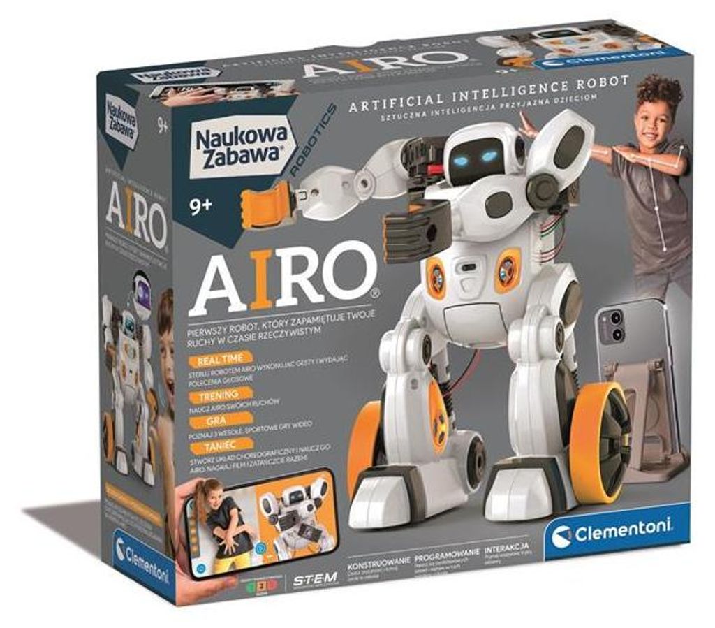Clementoni Naukowa Zabawa - Robot Airo Produktbild 