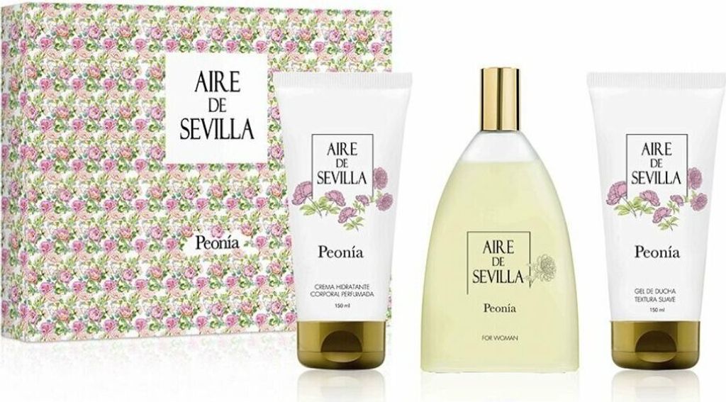 Instituto Español Aire De Sevilla Peonia Edt Spray 150ml Sets 3pzs