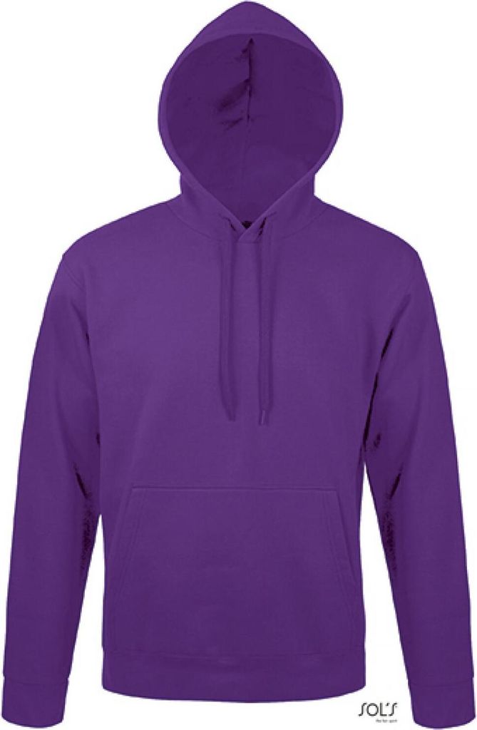 SOLs 47101 | Uni Hooded Sweat-Shirt Snake / Kapuzenpulli Innen angerau - Farbe: Dark Purple - Größe: M