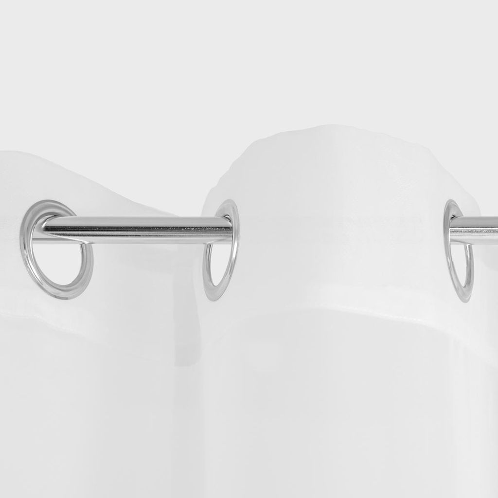 HOMLA Vorhang B2 ESSENTIALS SWISS VOAL weiß auf Rädern 300x160 cm