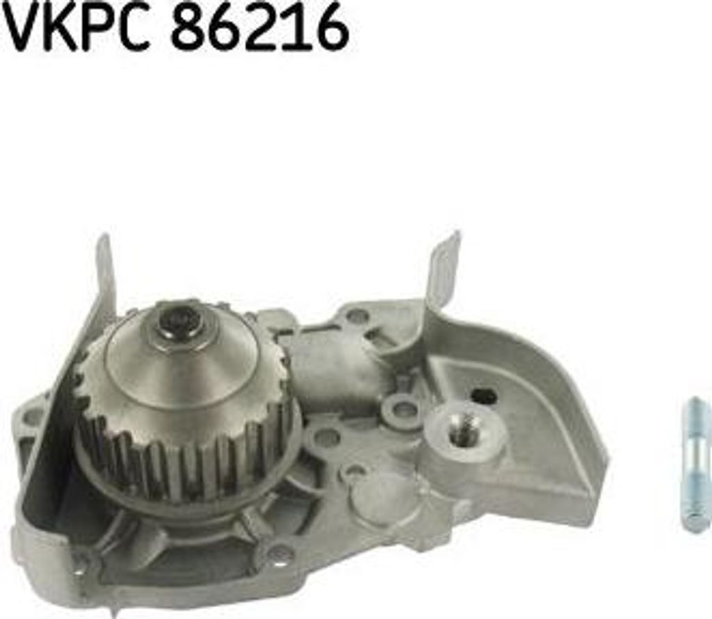 SKF VKPC 86216 Wasserpumpe, Motorkühlung OE 7700866518 kompatibel mit Solenza, Clio, Kangoo, Megane, Rapid