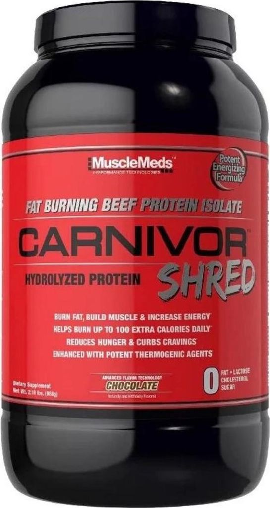 Muscle Meds | Carnivor Shred / Fat Burning Beef Protein Chocolate