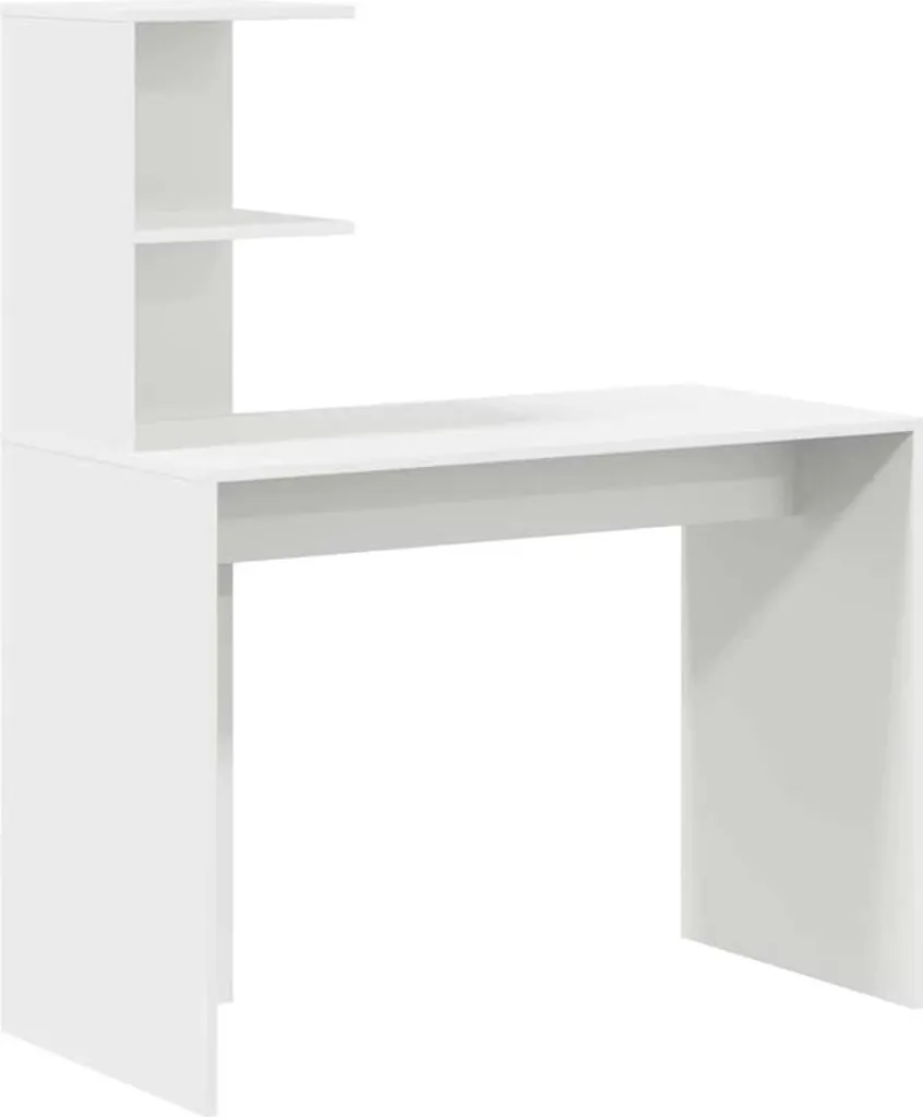 Scrivania vidaXL Bianca 102x50x124 cm | Montaggio Facile e Stabilità