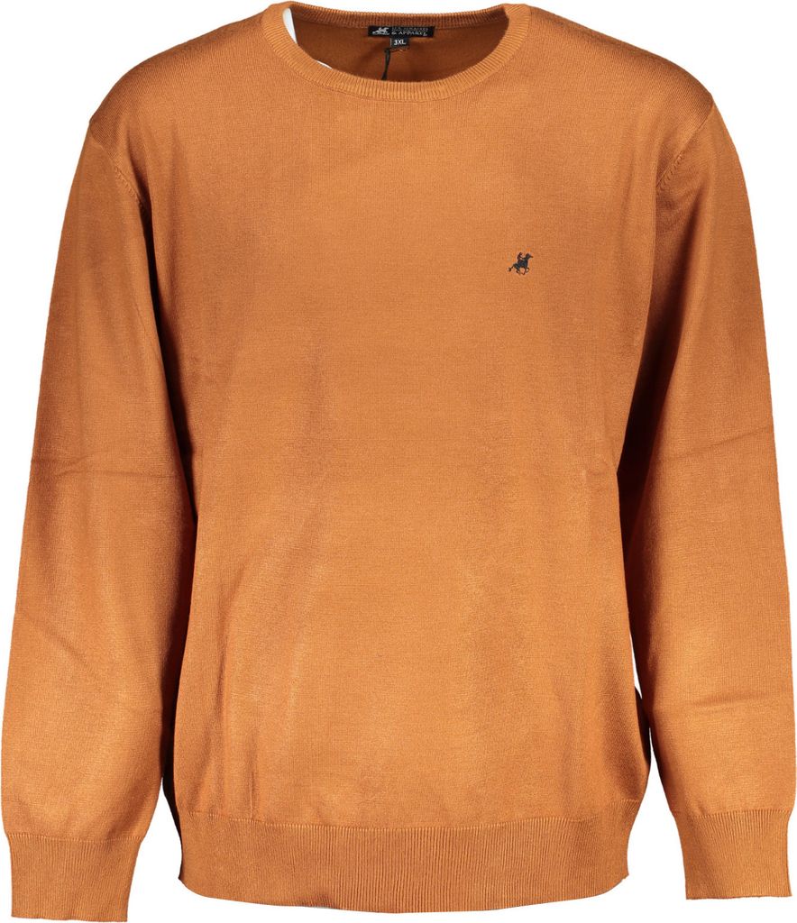 US GRAND POLO HERREN-PULLOVER IN BRAUN : Farbe - Braun, Größe - 5XL Größe: 5XL Farbe: Braun