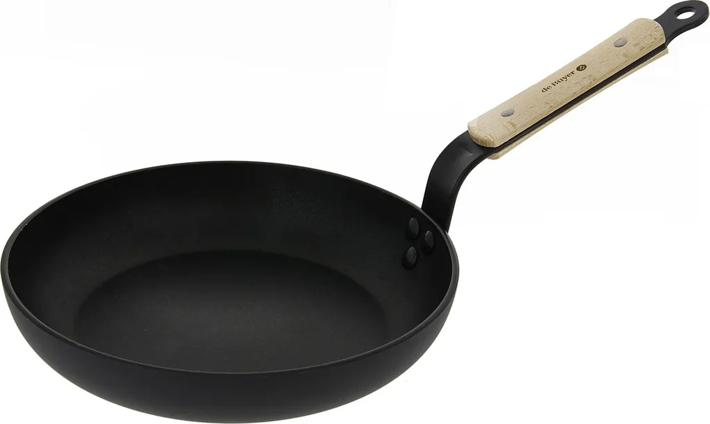 PAN Ø 20 cm padella con rivestimento antiaderente induzione alluminio DE BUYER Choc B Bois