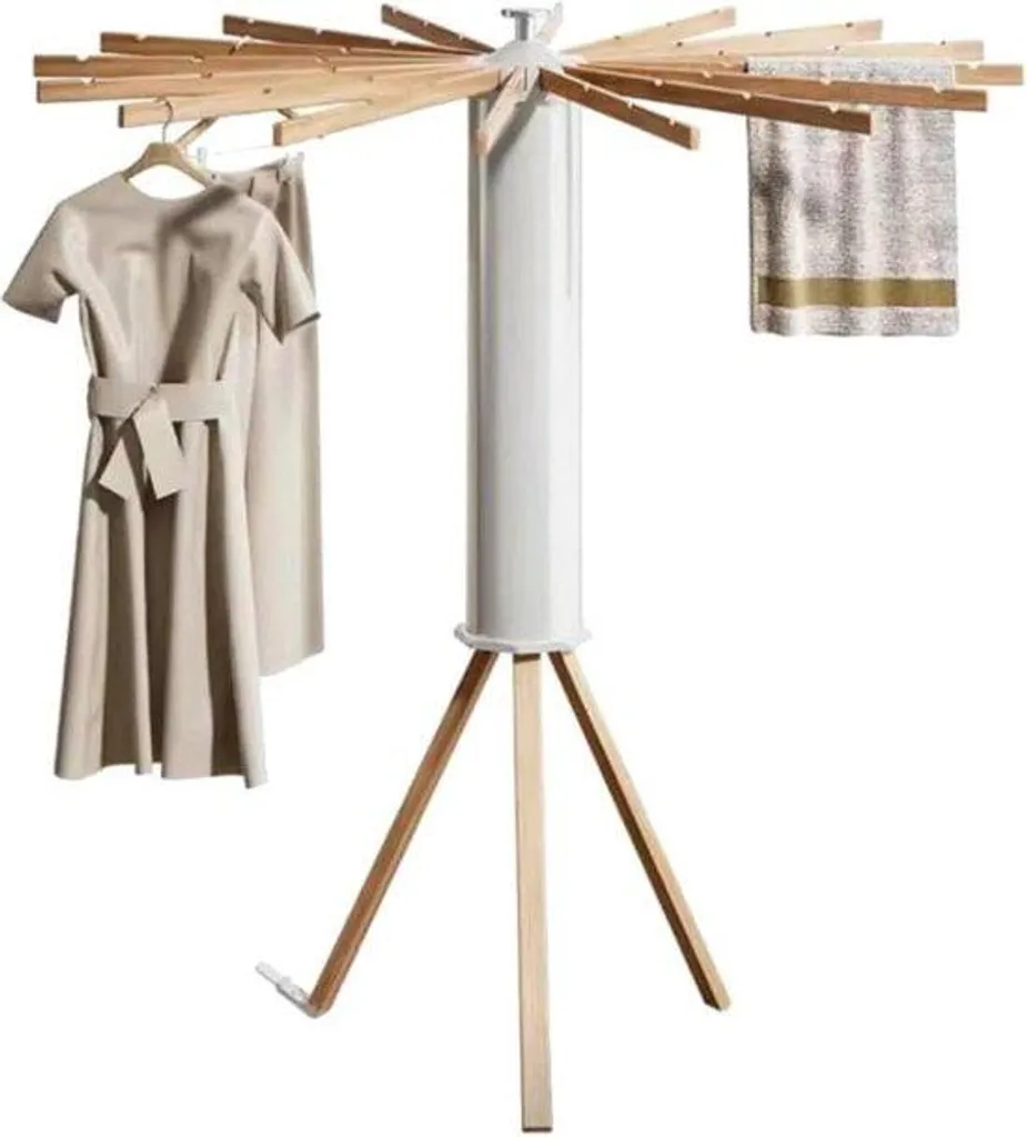 Cintres Octopus pliables en bois pour penderie - Set haute résistance