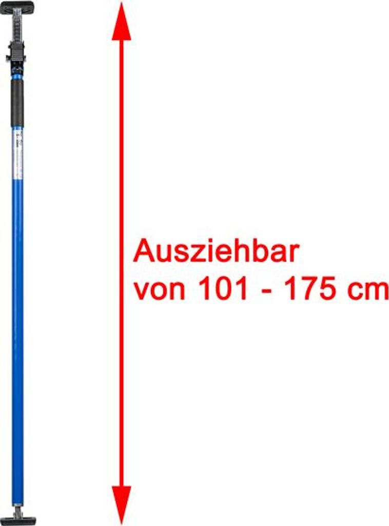 Montagestütze, Teleskopstange AB175 (blau)