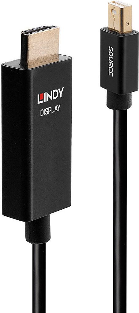 Lindy 3m Mini-DisplayPort an HDMI Adapterkabel mit HDR