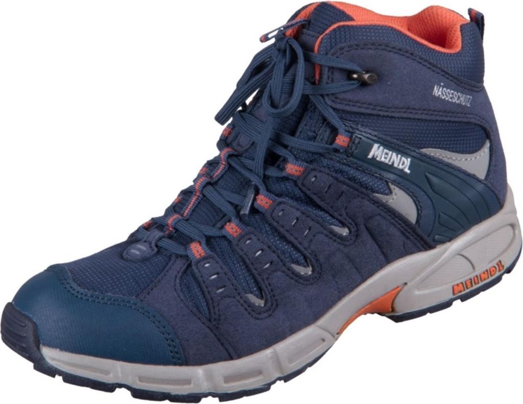 Meindl Snap Junior Mid Sportschuhe Kinder Wanderstiefel Blau Freizeit, Schuhgröße:33 EU