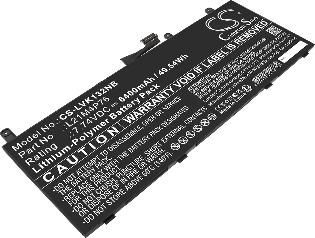 Batterie TECHTEK 3200mAh compatible Lenovo ThinkPad X13S Gen 1-21B
