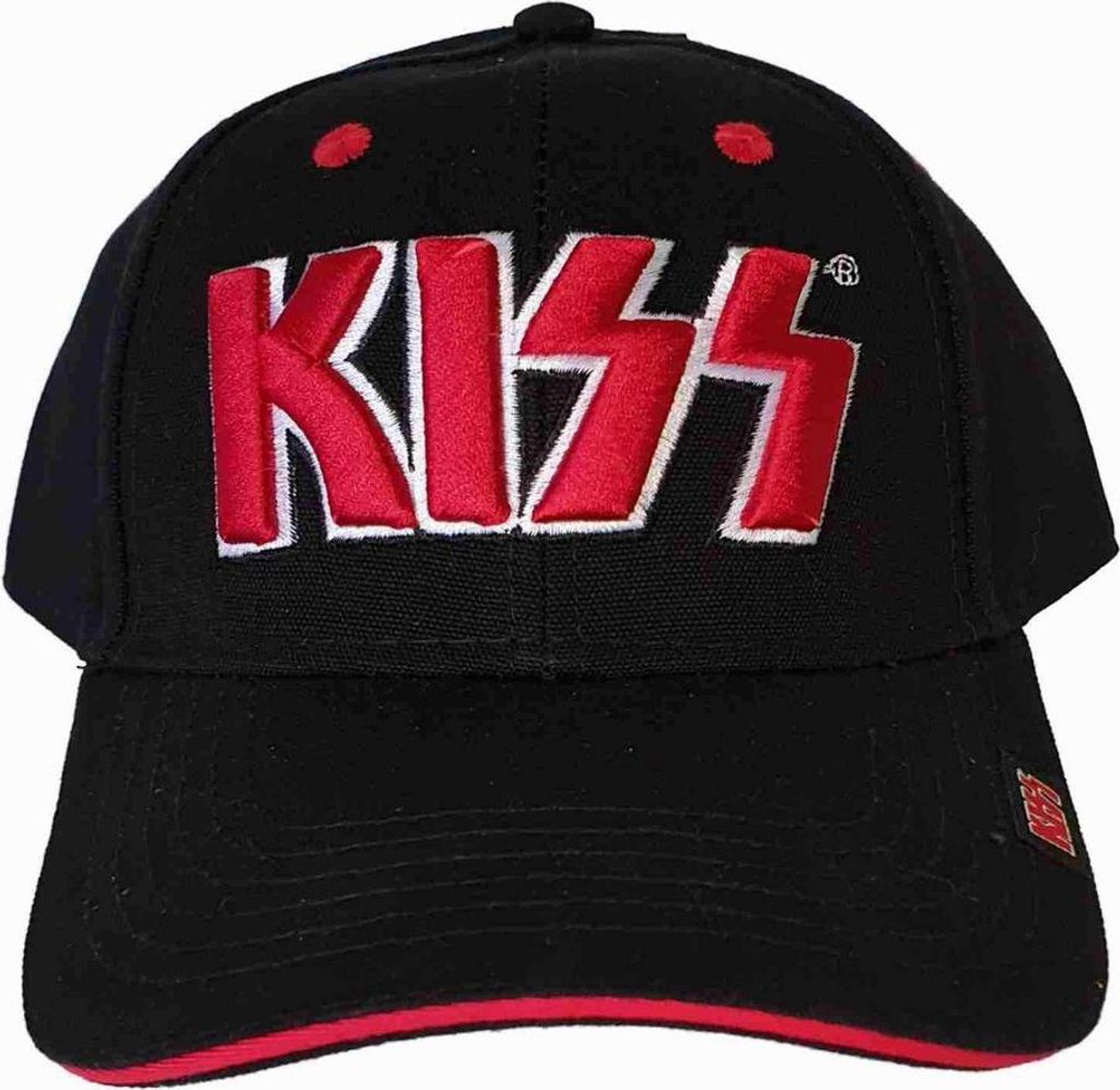 Kiss - Baseball-Mütze für Herren/Damen Uni RO2689 (Einheitsgröße) (Schwarz)