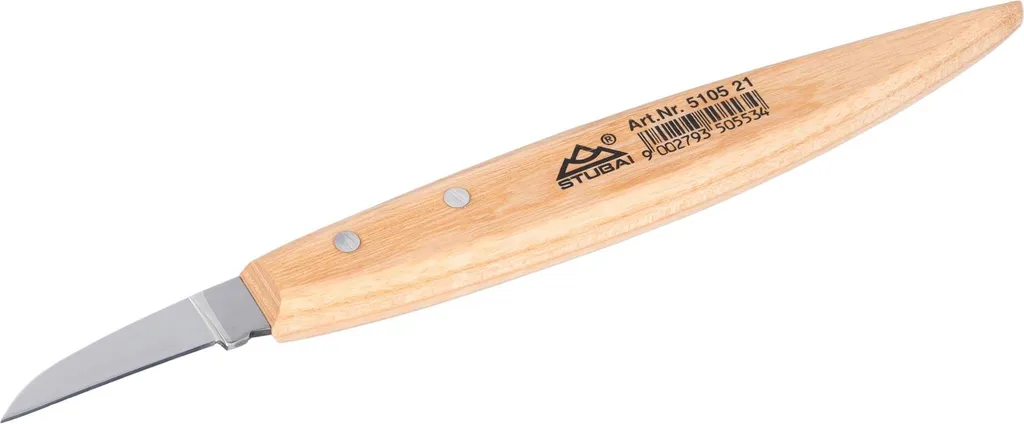 Coltello da Scultura Stubai 50mm | Crea Arte nel Legno con Precisione