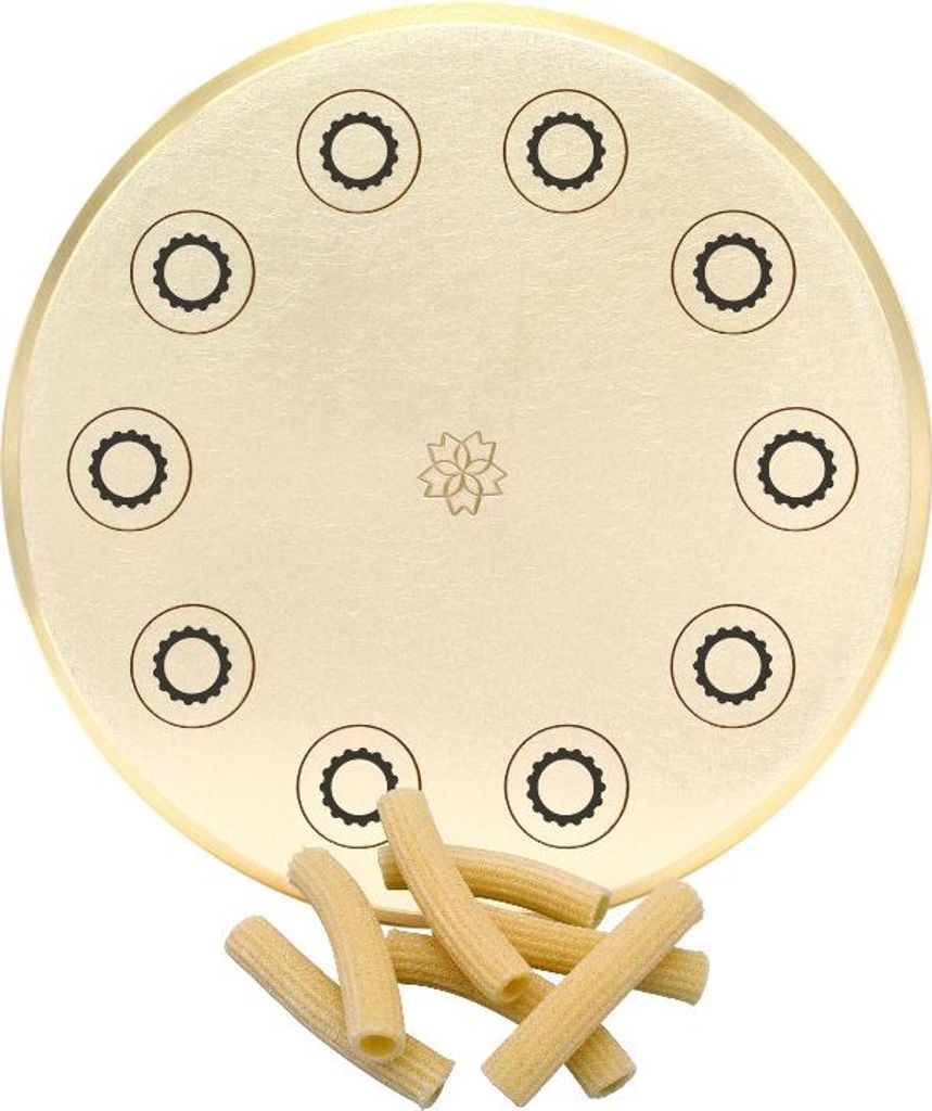 Matrize Messing - Maccheroni rigate für TR110 Sela La Pastaia Korngold Avancini Omegaone