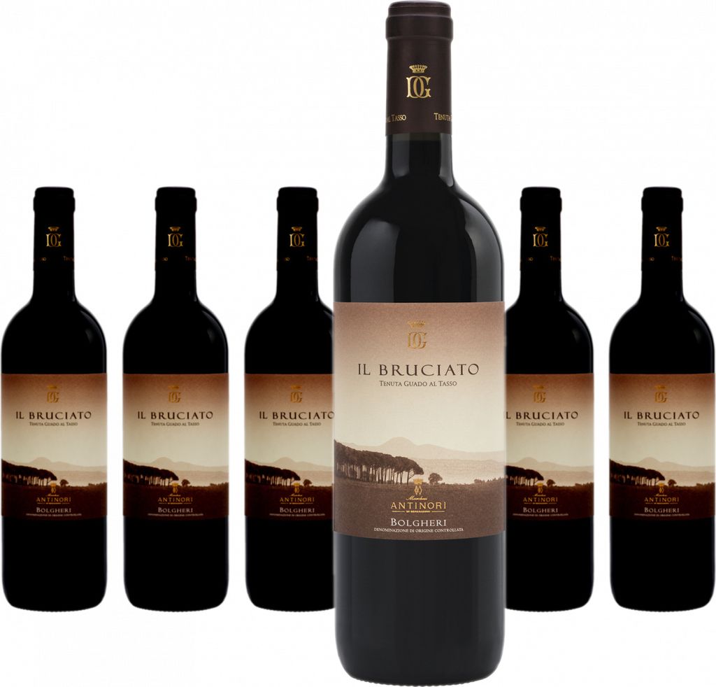 6 x Antinori - Tenuta Guado al Tasso Il Bruciato Bolgheri Produktbild 