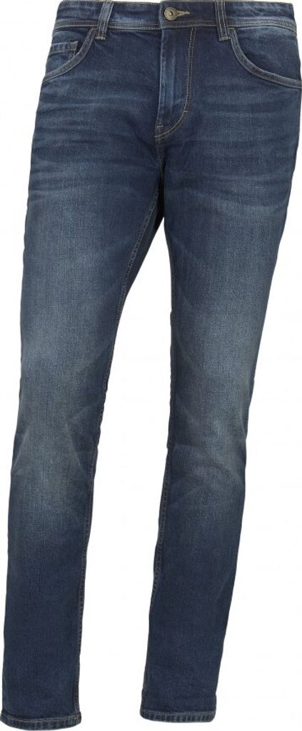 TOM TAILOR Regular Slim Fit Jeans Basic Stone Wash Five-Pocket Stretch Hose JOSH Größe: 36W / 34L
