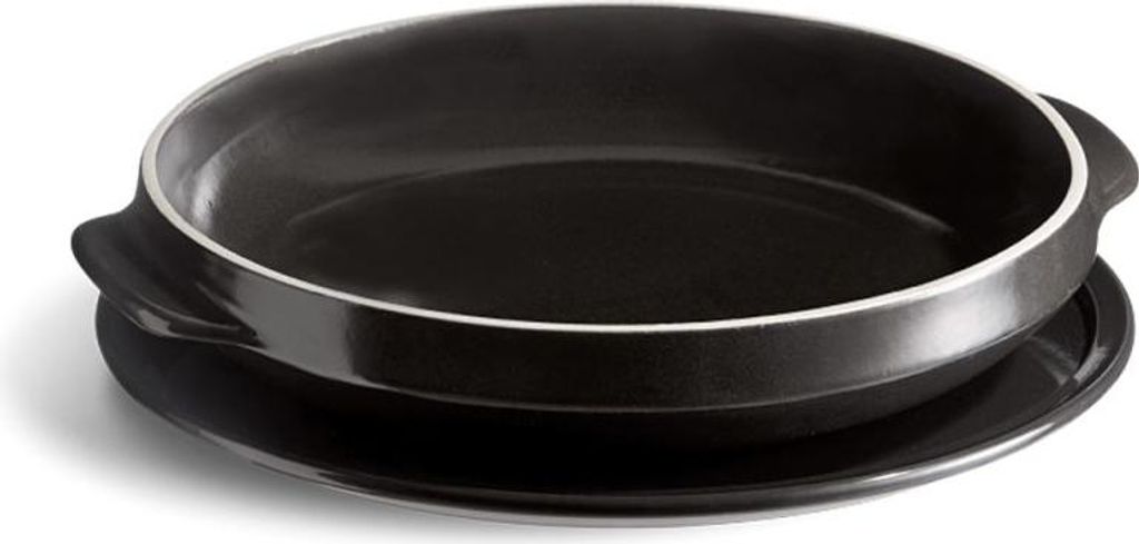 EMILE HENRY Runde Platte für Tarte Tatin (3699) Fusain EH Produktbild 