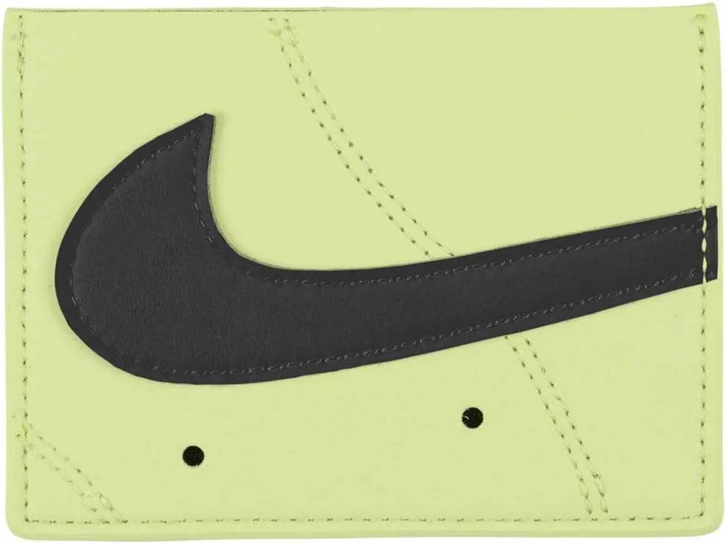 Portefeuille Nike Icon Air Force 1 Jaune - Accessoire de Mode Homme Original