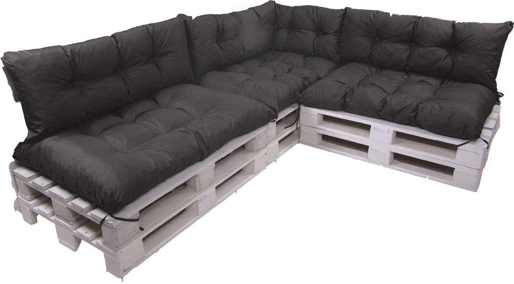 Vankúše na záhradný nábytok 7 ks 120x80 podsedák / chrbtový Obrázok produktu