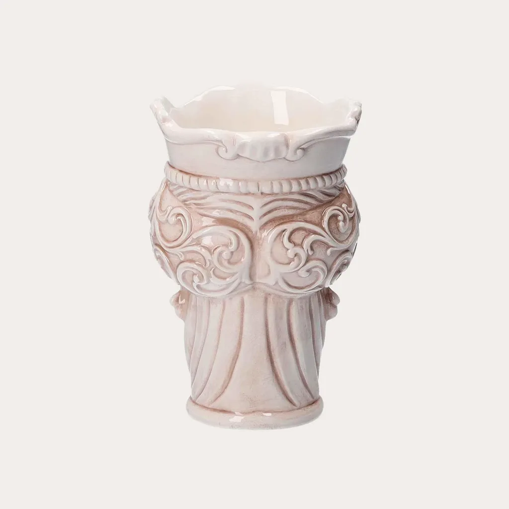 Petit Vase Déco Testa di Moro pour Centre de Table et Étagère Moderne - 4