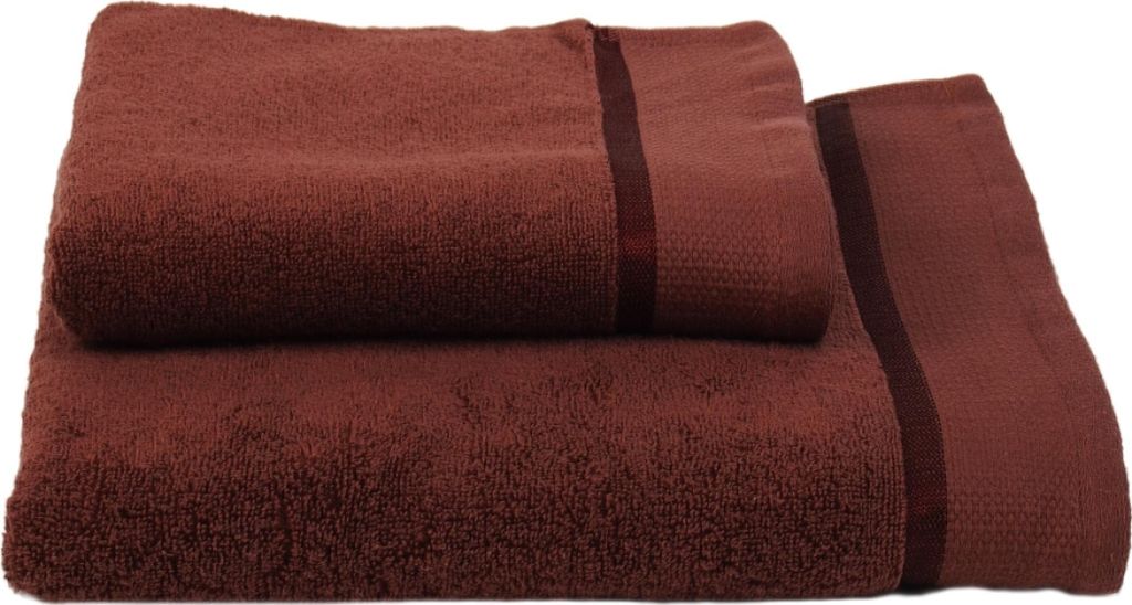 Handtuch Farbe 50x100 cm braun