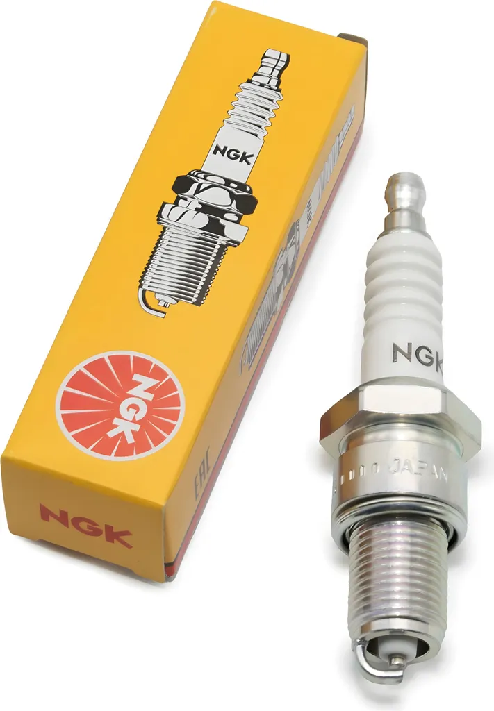 Set di candele NGK 4x BP7ES, filettatura lunga 19,0 mm Ø 14,0 mm esagono 20,8 mm, distanza tra gli elettrodi 0,85 mm, potere calorifico 7, 2412 / 3355