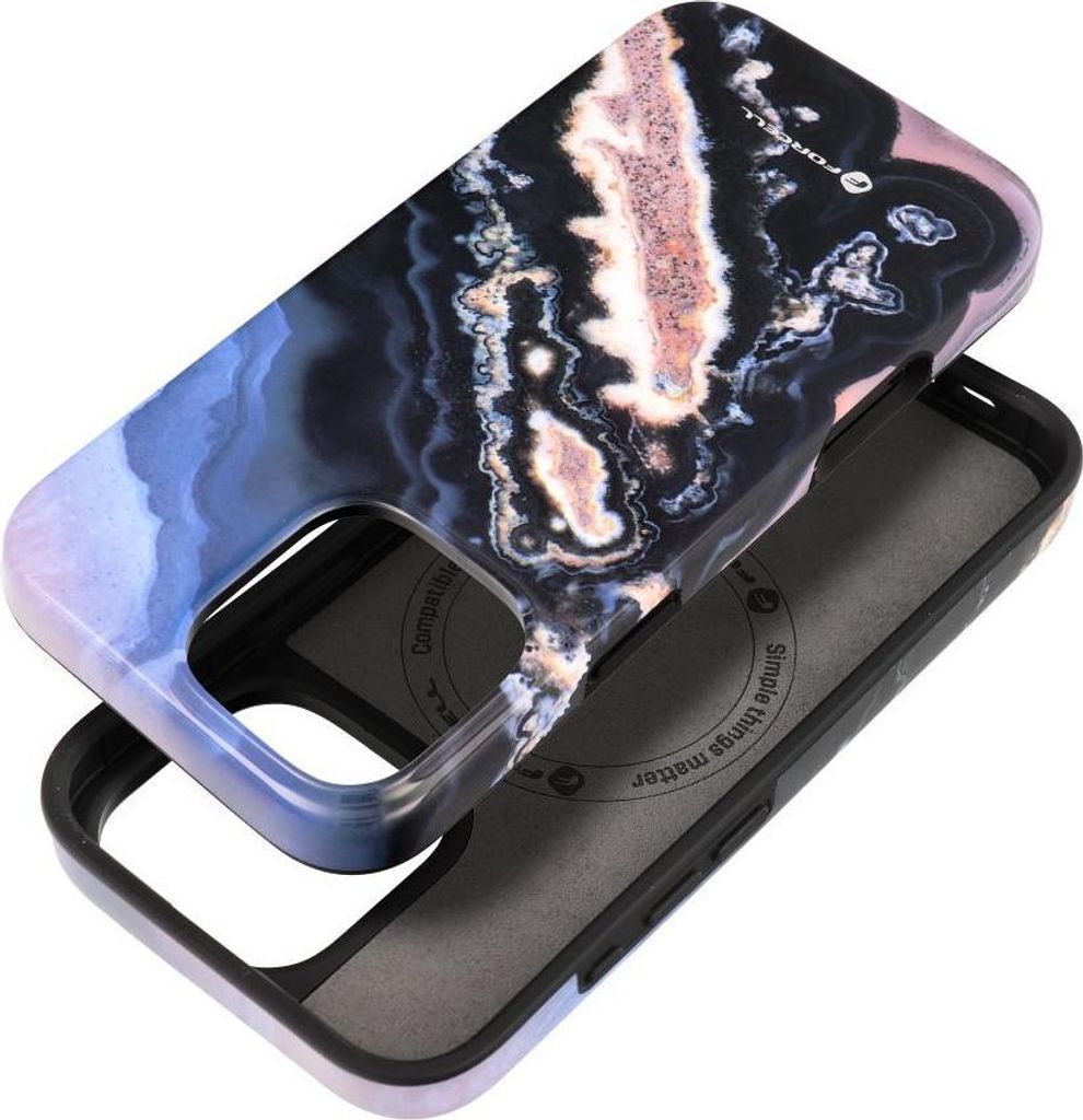 FORCELL F-PROTECT Mirage, Militär Falltest Handyhülle kompatibel mit MagSafe passend für IPHONE 16 PRO MAX gold island