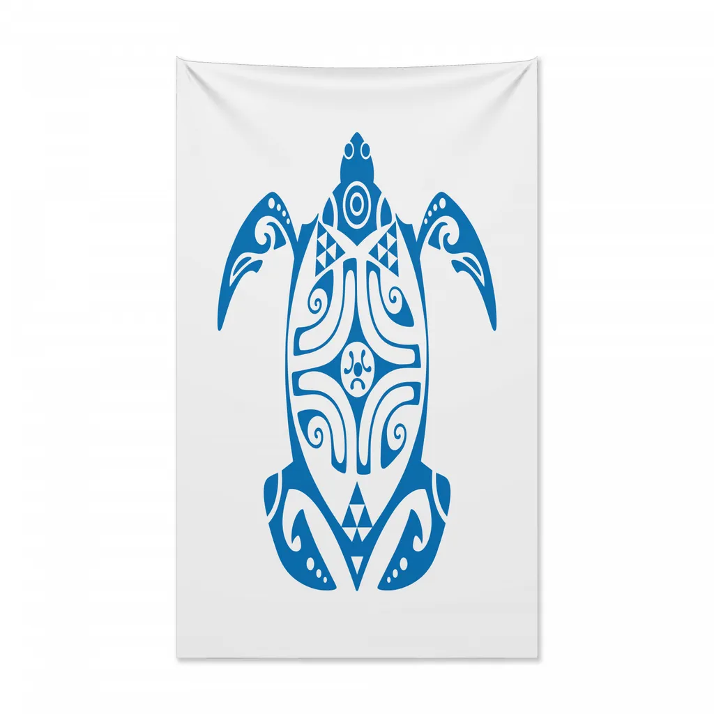 Arazzo Parete Hawaii Abaqahouse 140x230 - Vibes Tropicali Blu