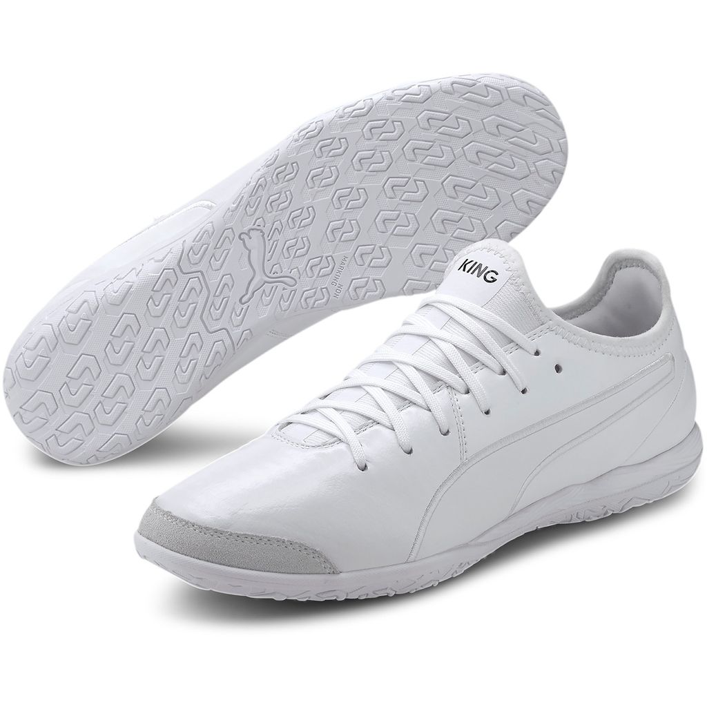 PUMA King Pro IT Hallen Fußballschuhe puma white/puma white/puma white 46