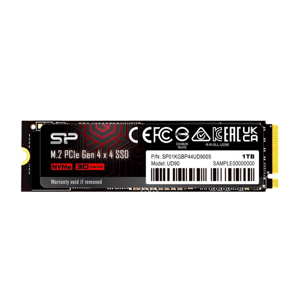 Silicon Power SSD 1TB PCI-E UD90 Gen 4x4 NVMe 3D Nand TLC Produktbild 