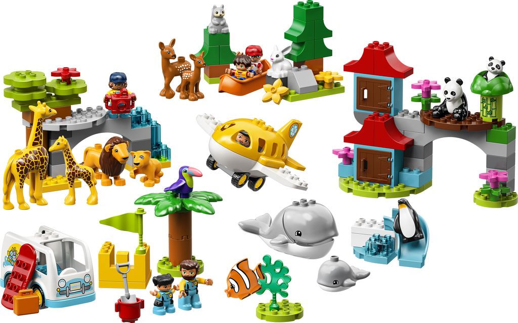 LEGO 10907 DUPLO Tiere der Welt, Tier Spielzeug für Produktbild 8