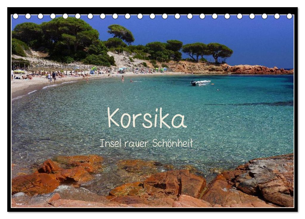 Korsika - Insel rauer Schönheit (Tischkalender 2027 DIN A5 quer), CALVENDO Monatskalender