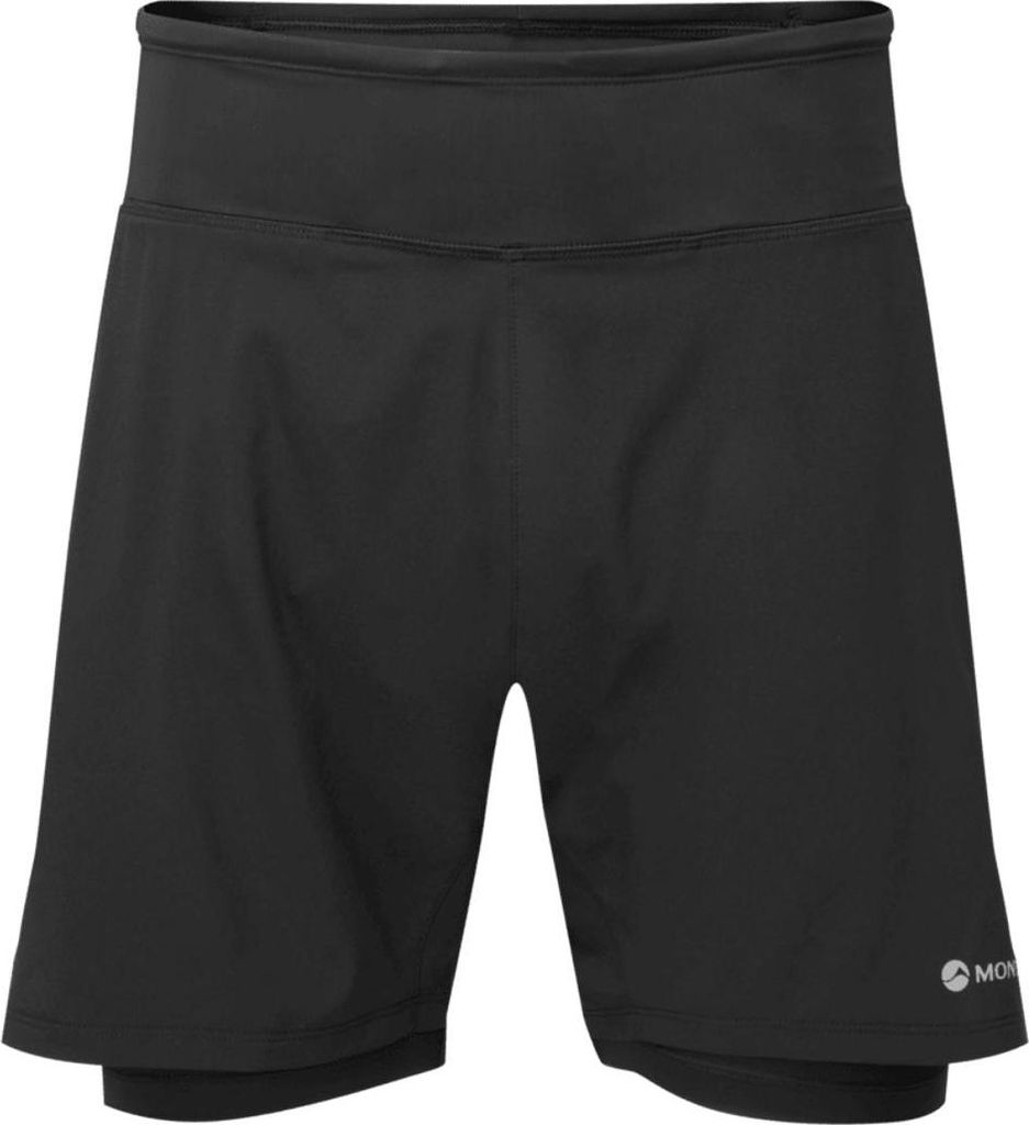 Men'S Slipstream Twin Skin Shorts, Xxl, Black (Black) - Montane