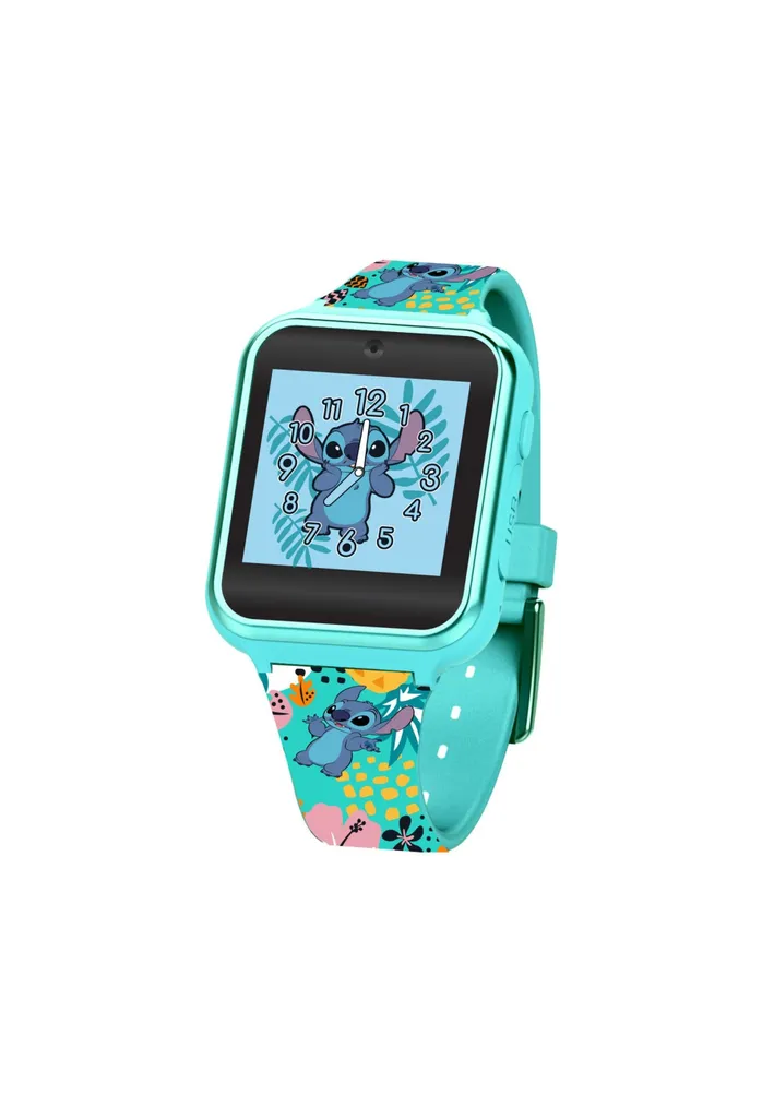 Montre intelligente Disney Stitch - Smartwatch connectée bleue pour enfant
