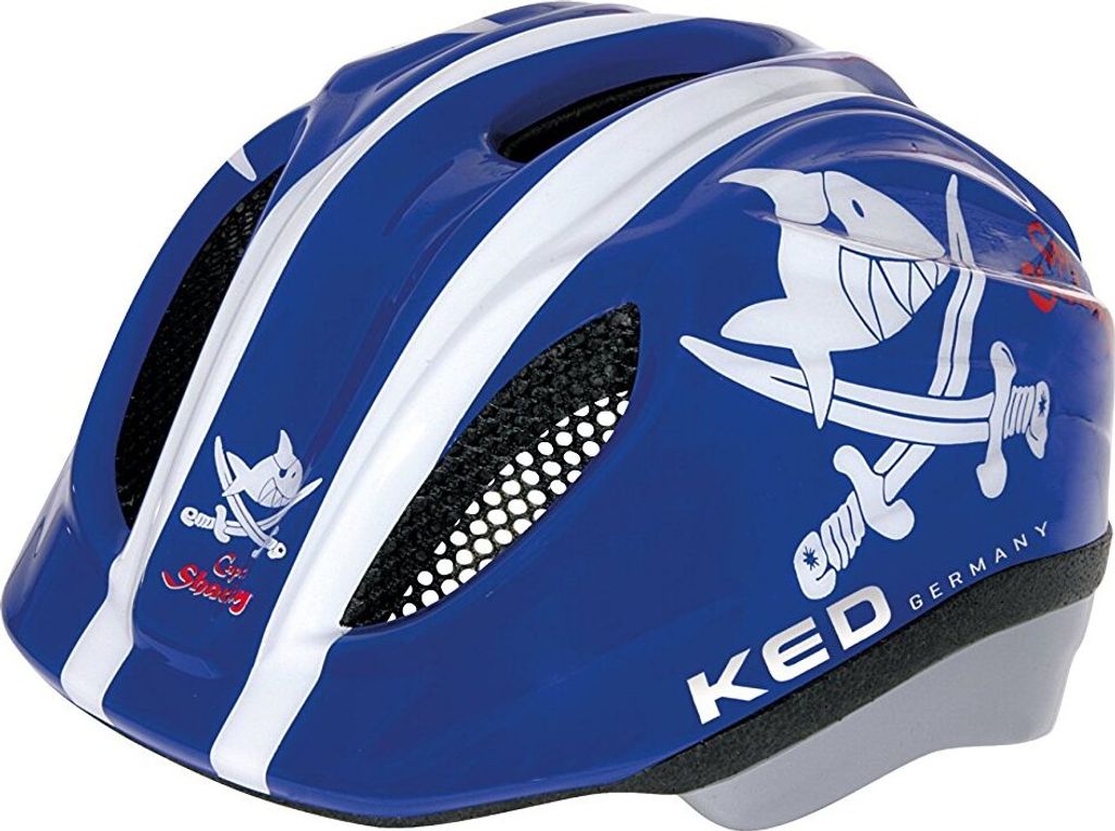 Bike Fashion Kinderhelm Captn Sharky Blau Gr. M 52-57 Cm